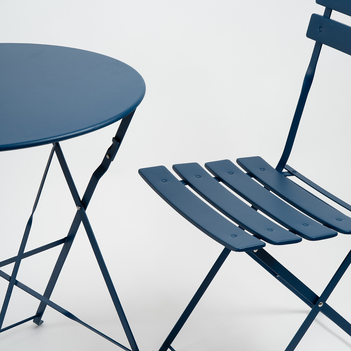 Capri Minimalist Metal Garden Bistro Set blue, SO'HOME