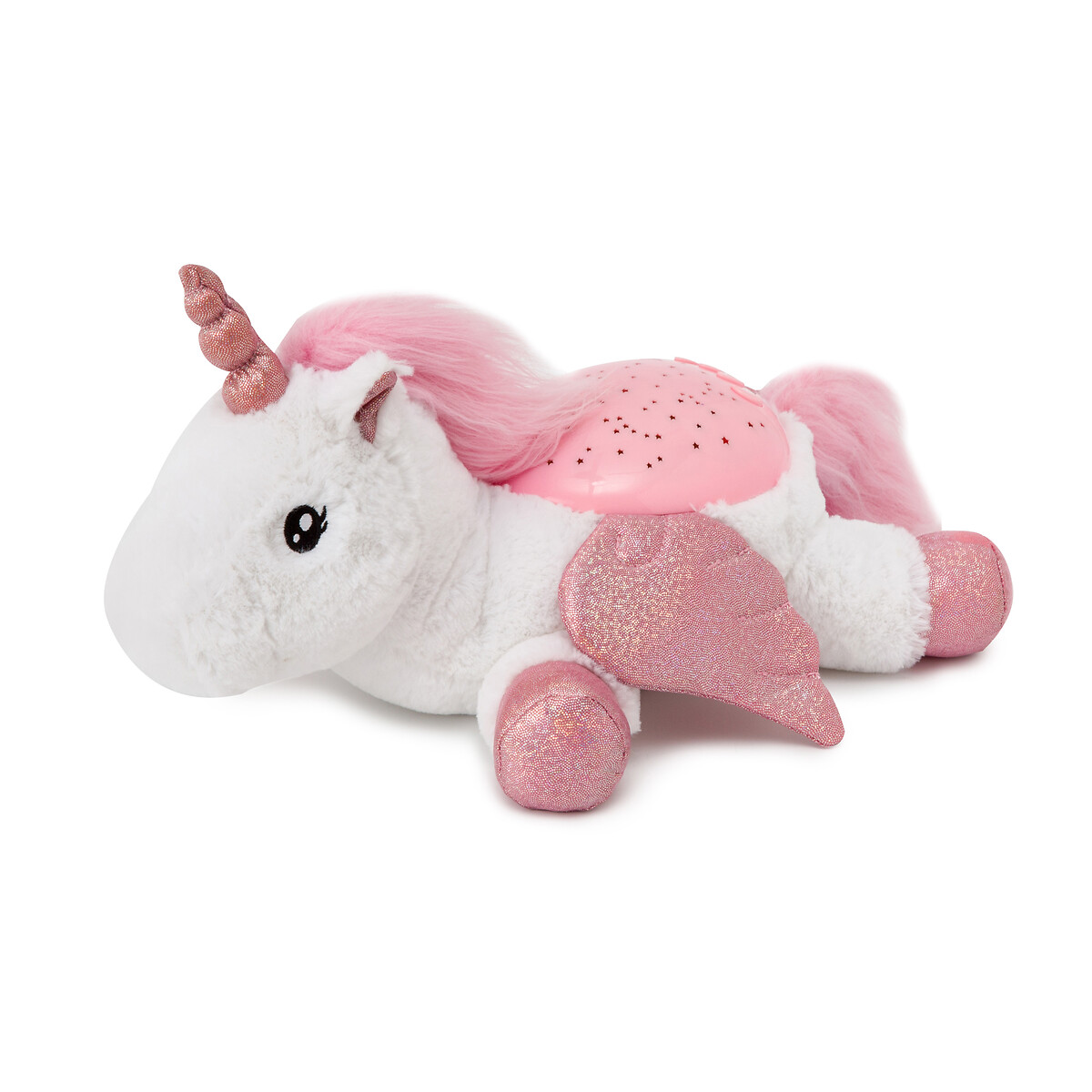 Peluche veilleuse Ella la licorne 7473-WUN blanc/rose, CLOUD B