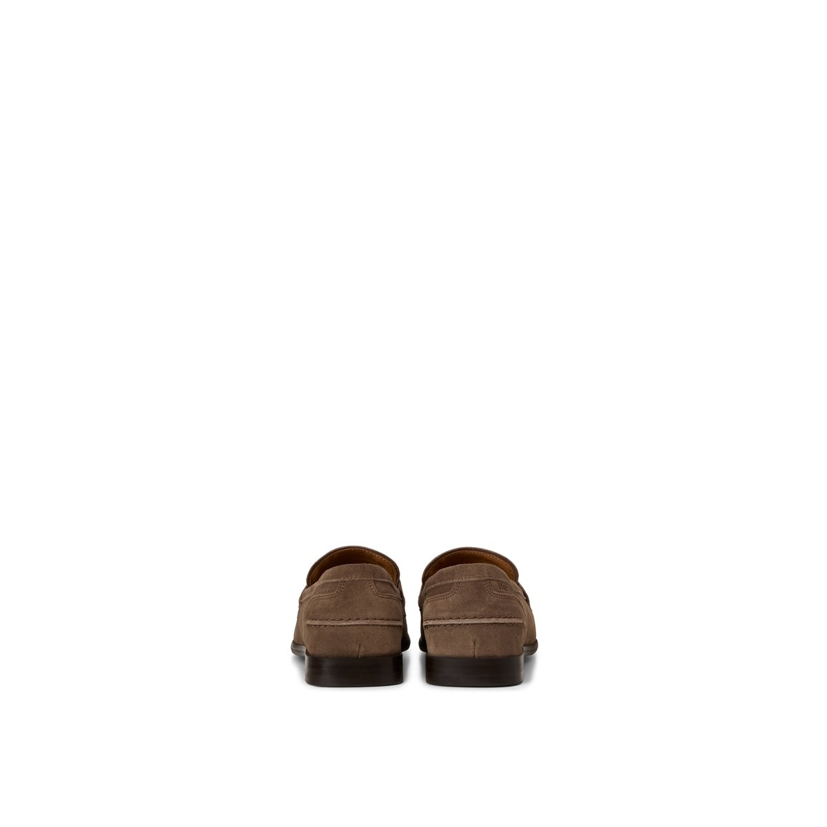 Mocassins Penny Loafer modèle Fiona en cuir velours huilé marron clair, MARC O'POLO