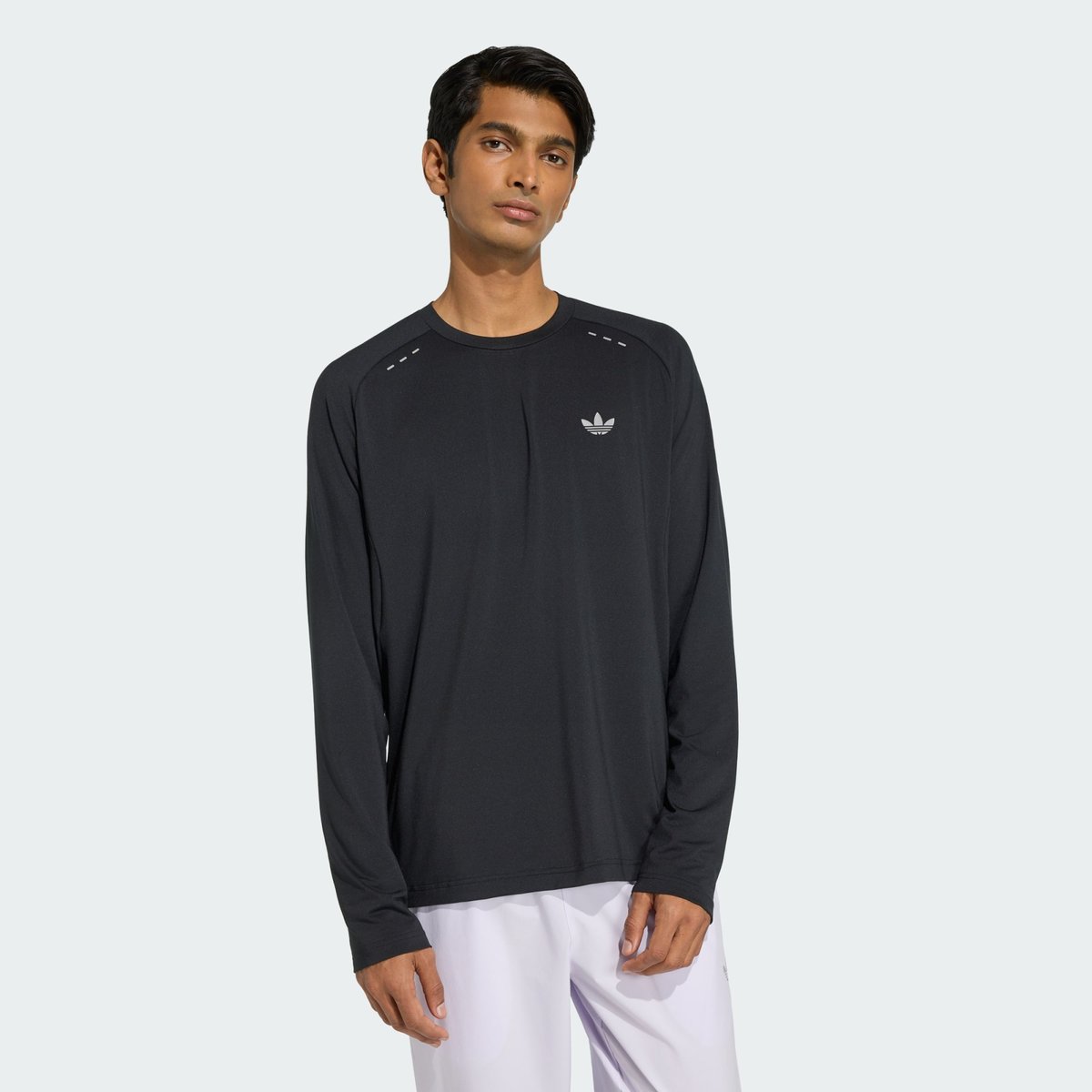Maillot Manches Longues Tech Trefoil Essentials Poly Maillot Manches Longues Tech Trefoil Essentials Poly black, adidas Originals