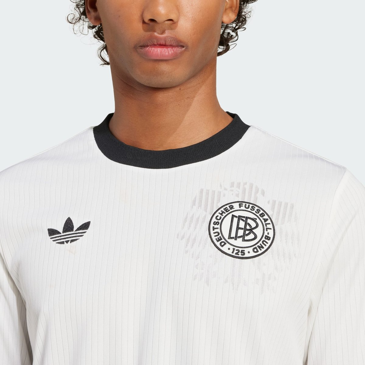 Maillot Manches Longues Allemagne Anniversary Maillot Manches Longues Allemagne Anniversary cloud white / black, adidas Performance