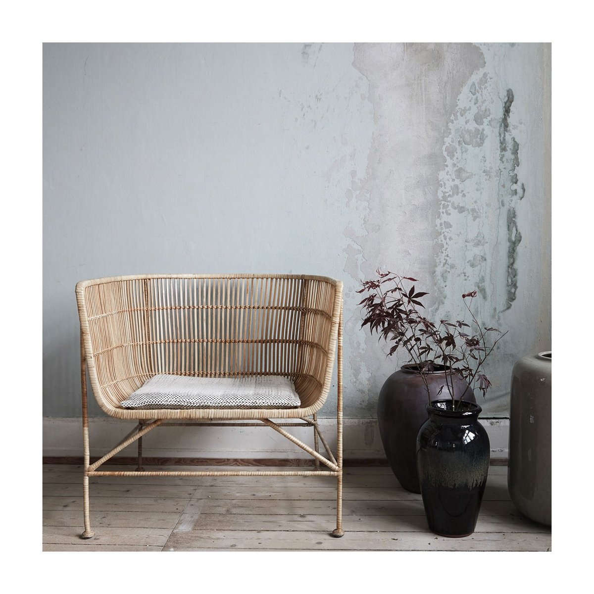 Chaise Cuun H 70 cm naturel, HOUSE DOCTOR