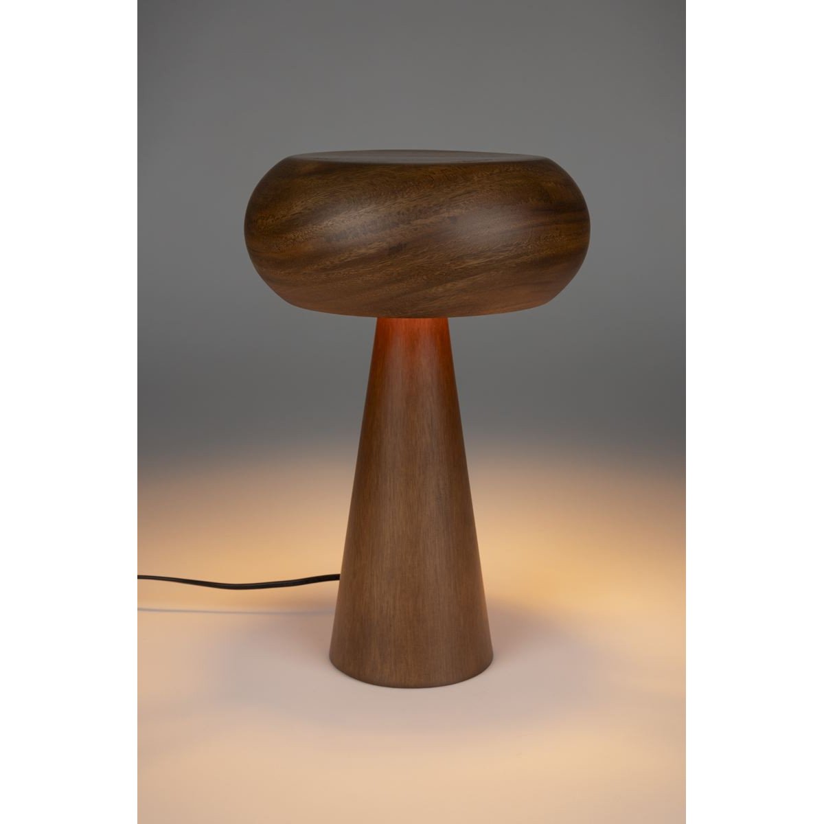 Lampe design en bois japandi, MOREL marron, DUTCHBONE