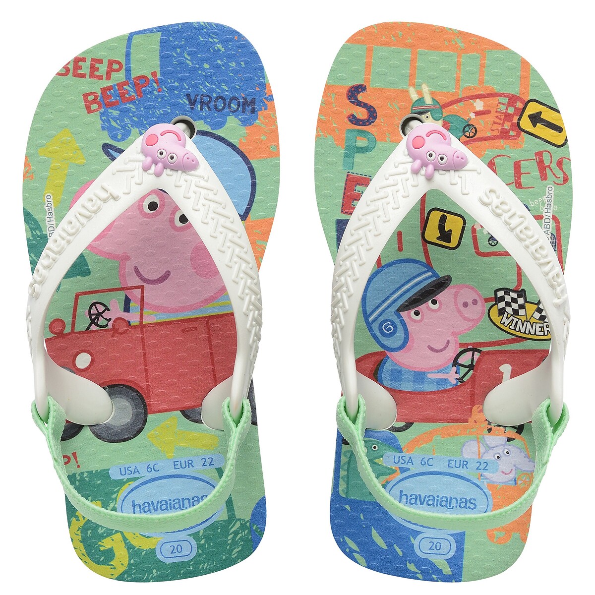 Sandales entre-doigts BABY PEPPA PIG multicolore, HAVAIANAS
