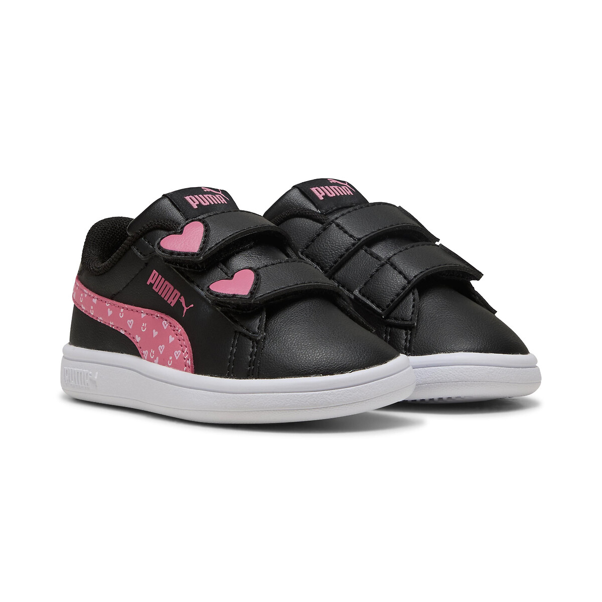 Baskets Smash 3.0 Hearty V noir/rose, PUMA