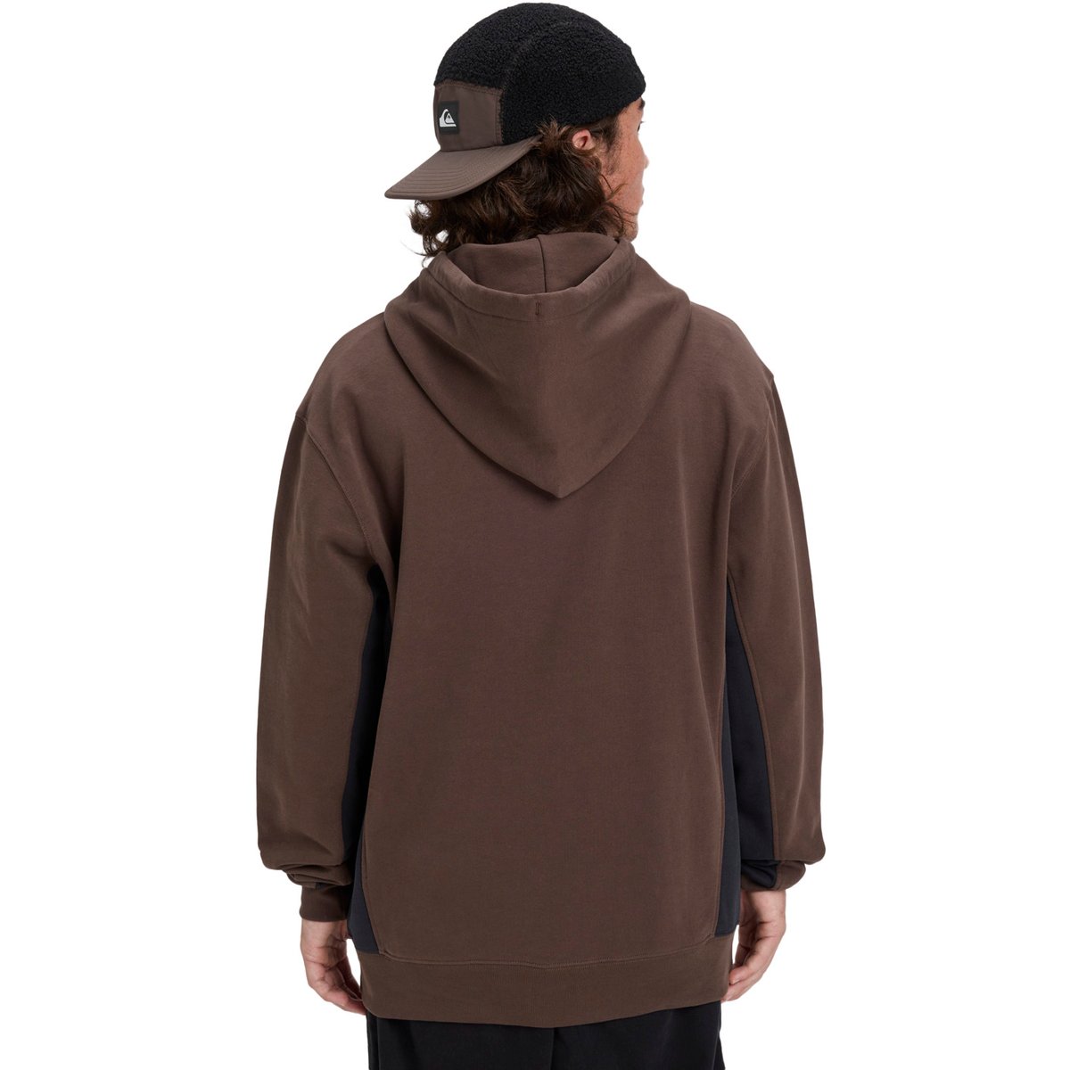 Sweat à capuche CB HOOD marron chocolate brown, QUIKSILVER