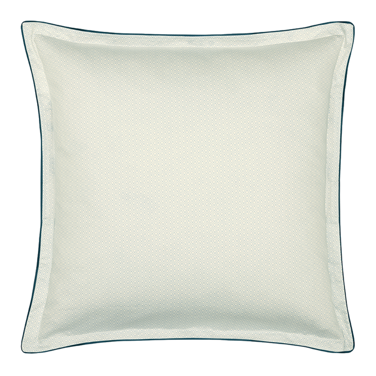 Taie d'oreiller imprimée en satin de coton bio, JARDIN D'HIVER blanc, ALEXANDRE TURPAULT
