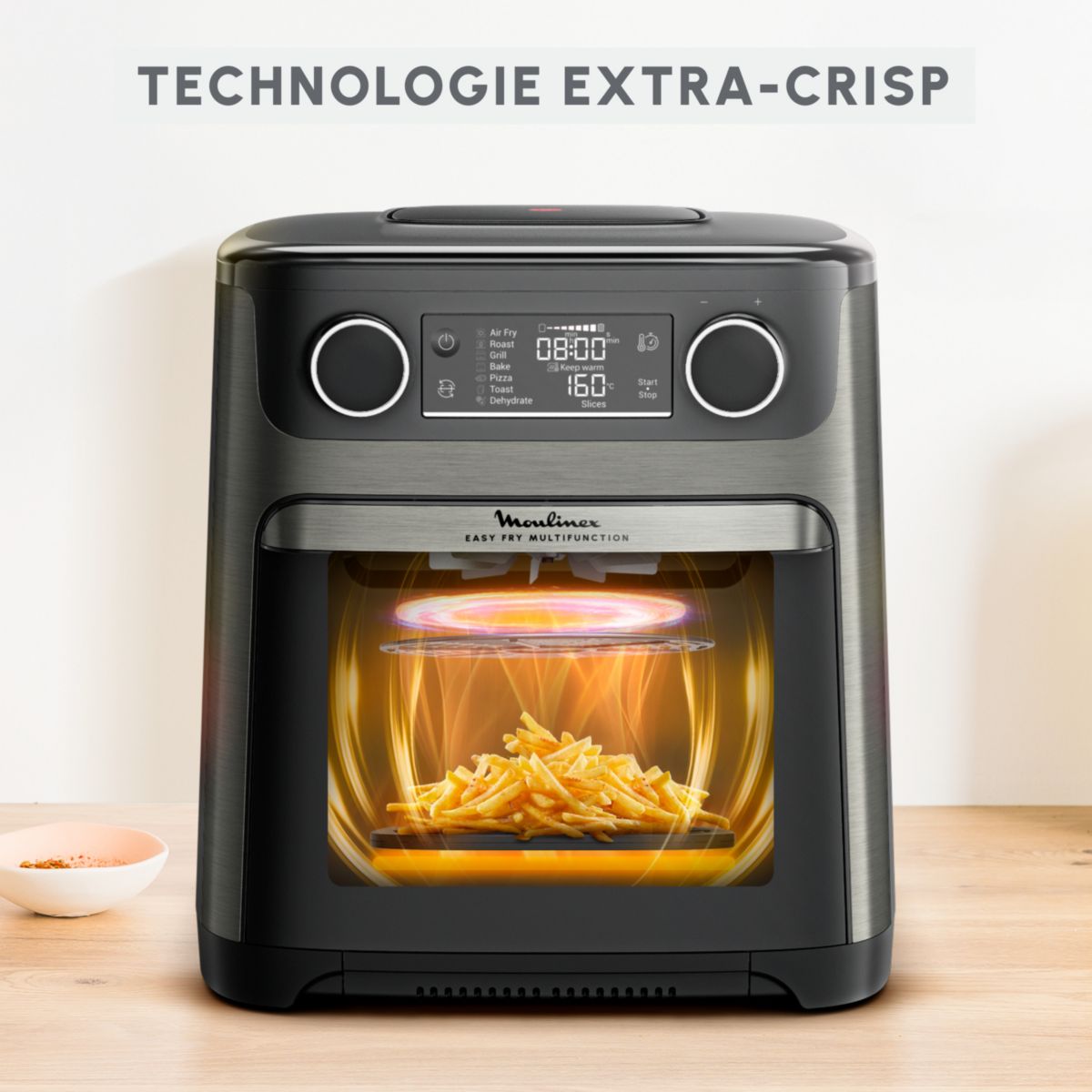 Friteuse sans huile Easy Fry Multifonction 15L AL5558F0 noir, MOULINEX