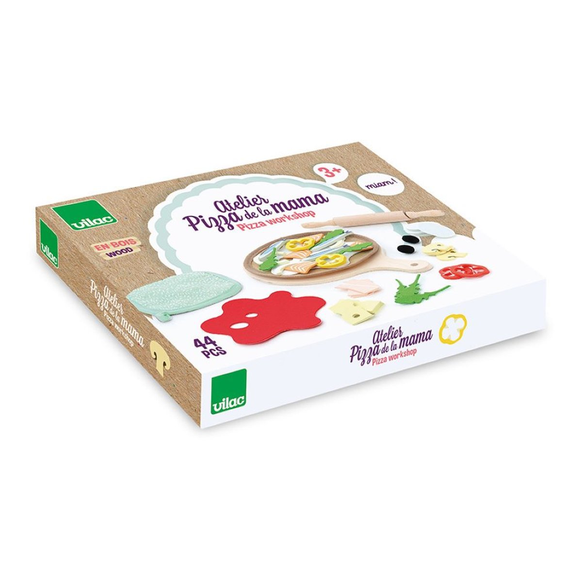 Atelier pizza della Mamma beige, VILAC