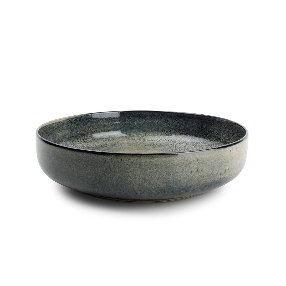 Saladier méridian grès gris vert ø28 cm gris, SALT & PEPPER