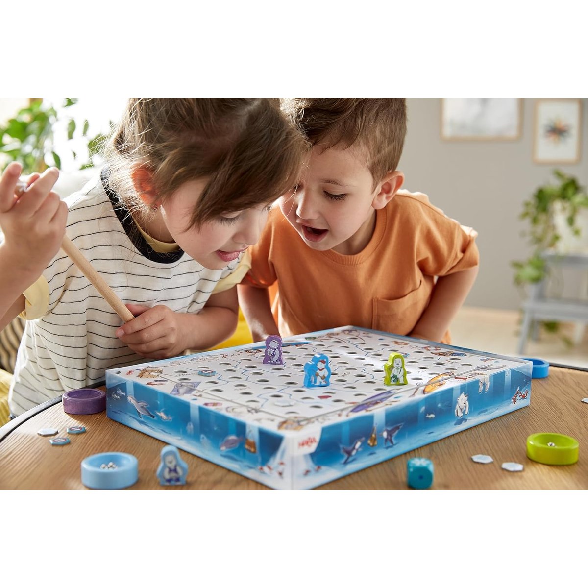 Jeu d'aventure sur la banquise Kayanak jaune, HABA