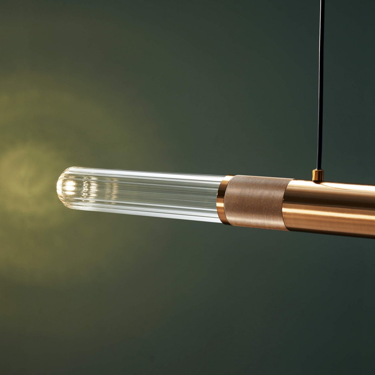 Suspension Élégante en Verre et Métal - HITA doré / laiton, KOSILUM