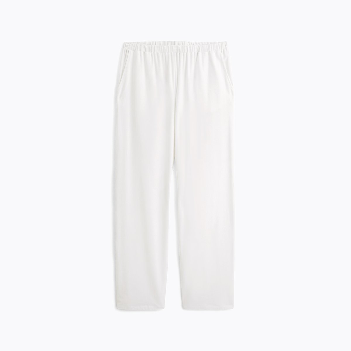 Pantalon  en jersey LES BASIQUES ecru, LAURENCE TAVERNIER