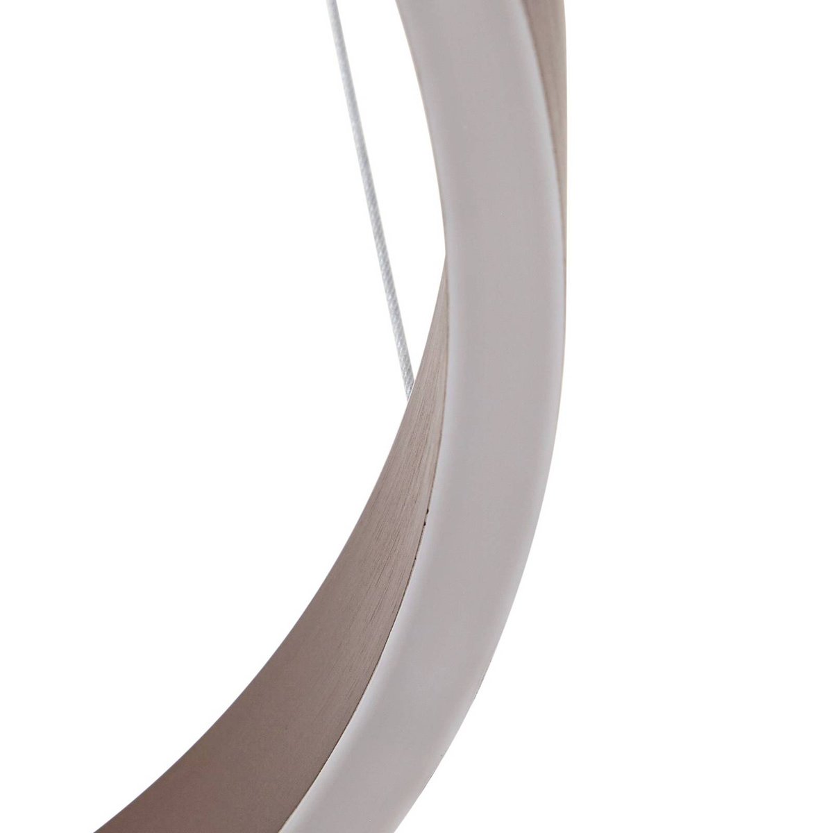 Suspension en métal moderneLED, Yonam marron café, blanc, LUCANDE