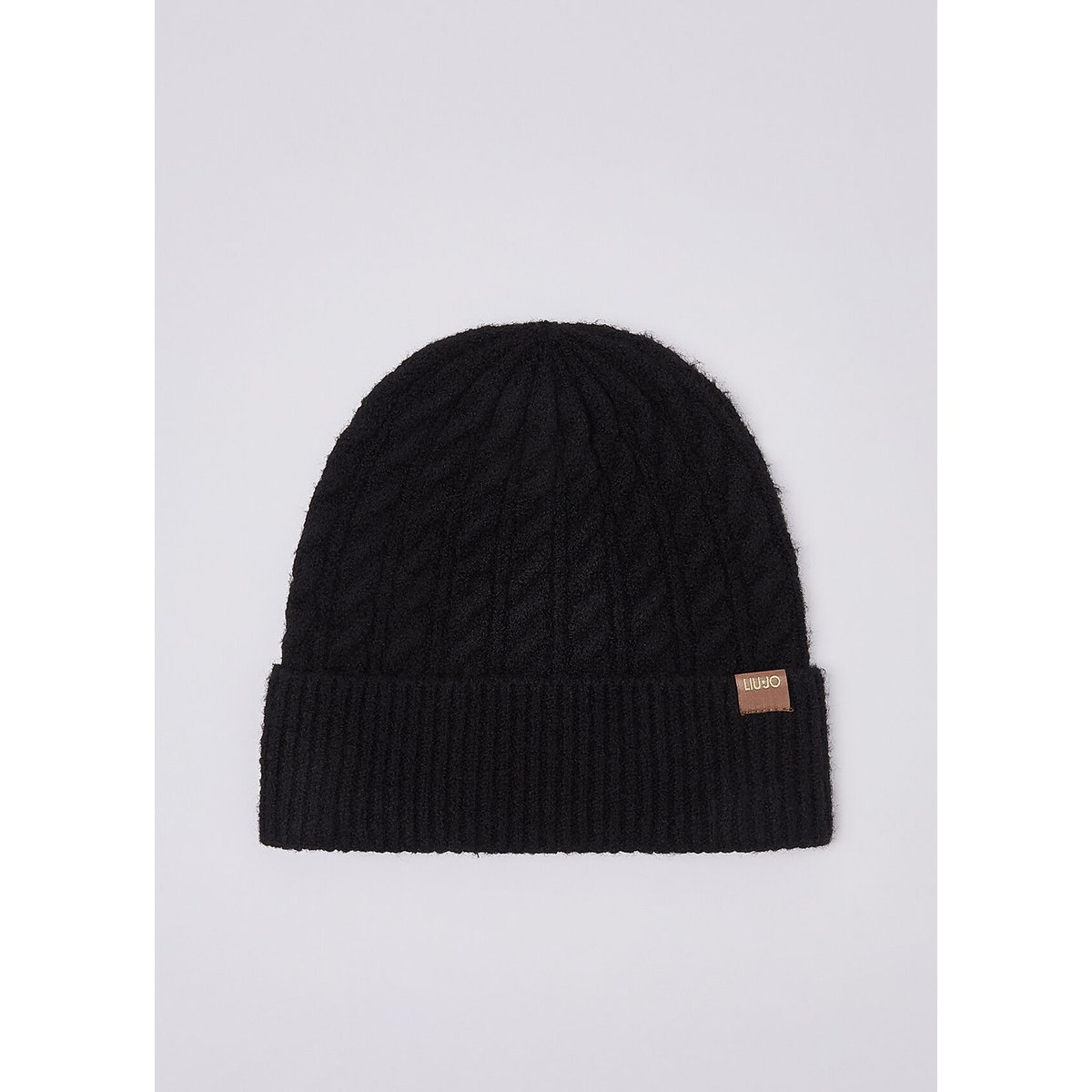 Ensemble Coordonné Bonnet et Écharpe noir, LIU JO
