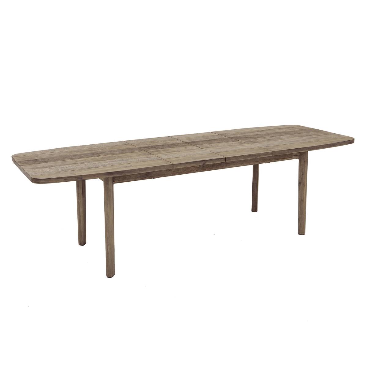 Table à manger extensible en bois d'acacia BANILA beige, ATMOSPHERA
