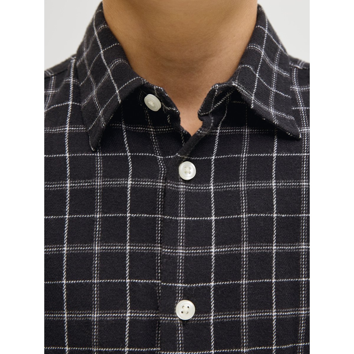 Chemise noire - black, JACK & JONES JUNIOR