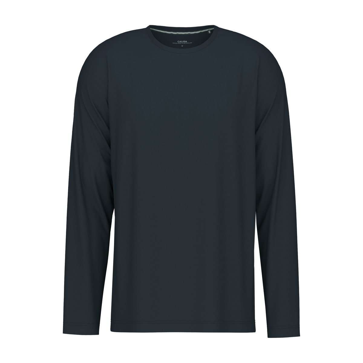 T-shirt à manches longues manches longues Coton REMIX BASIC SLEEP saphir foncé, CALIDA