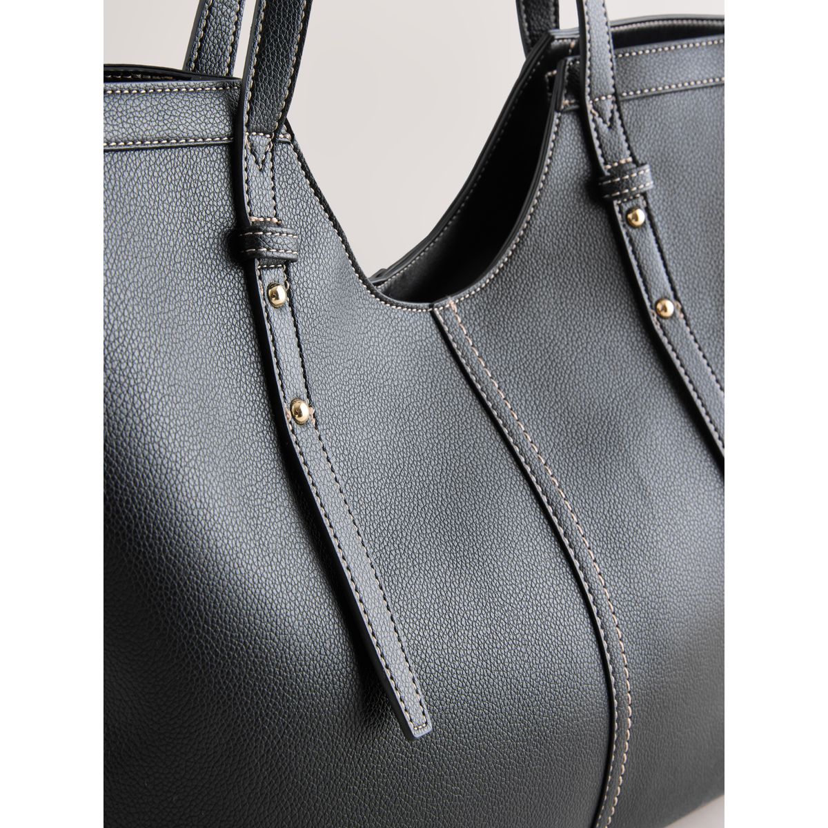 Sac cabas à bandoulière noir, NEXT