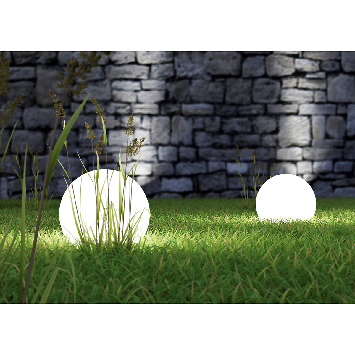 Candeeiro de exterior Bolo, TRIO Lighting branco/preto, TRIO LIGHTING