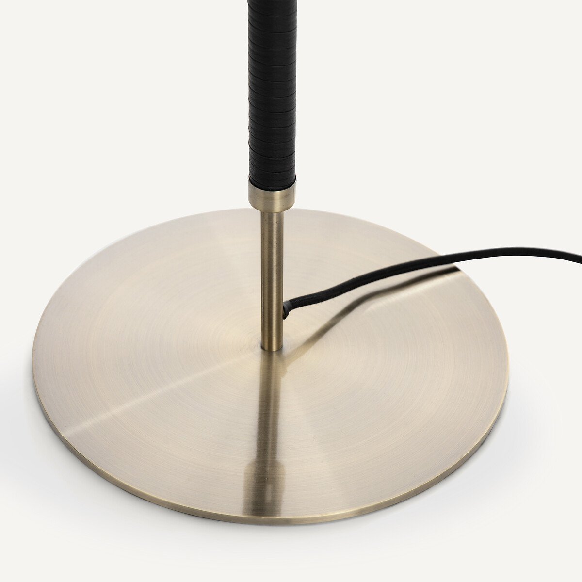 Lampada da terra metallo ferro, ottone e lino, Jihana nero/ottone, AM.PM