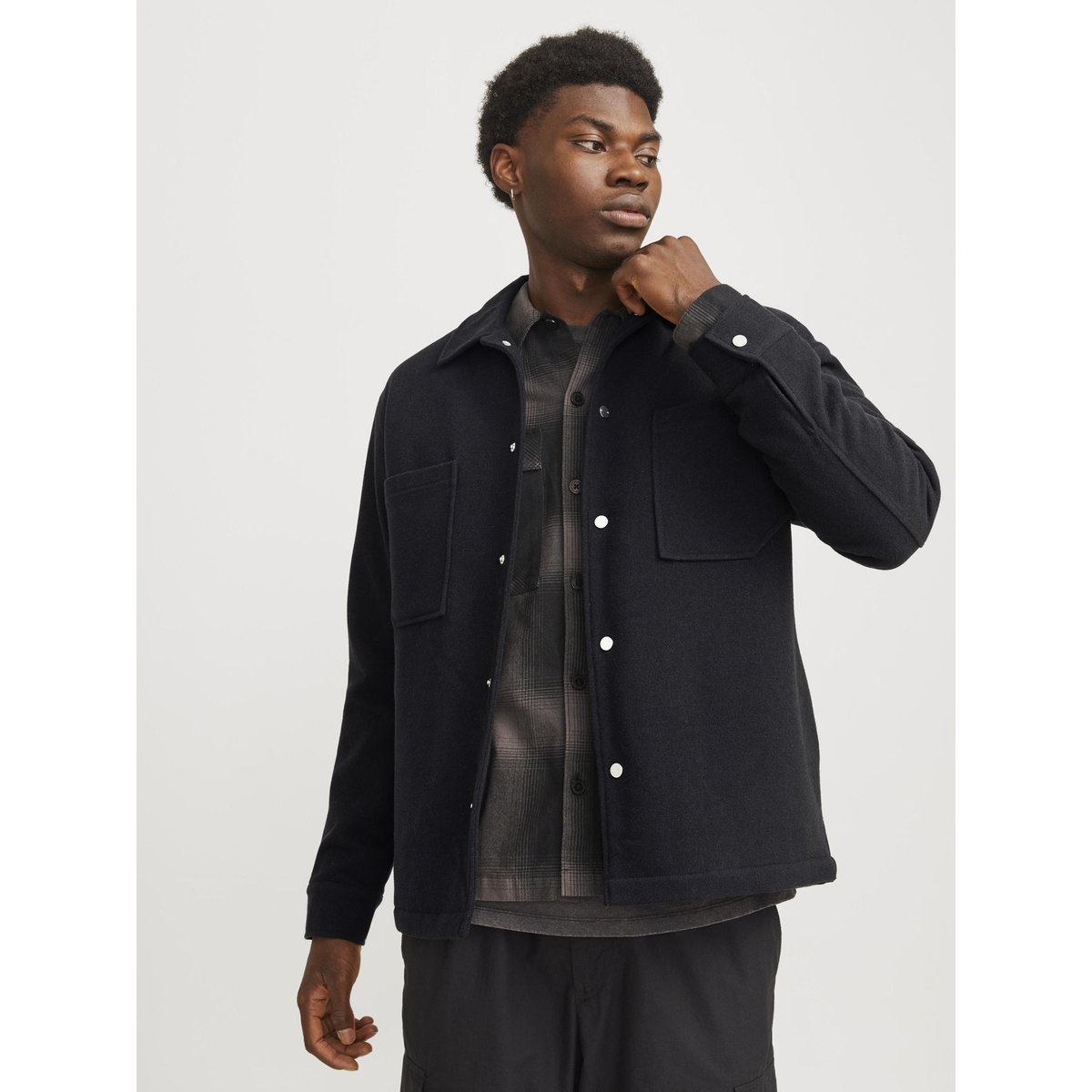 Surchemise black, JACK & JONES