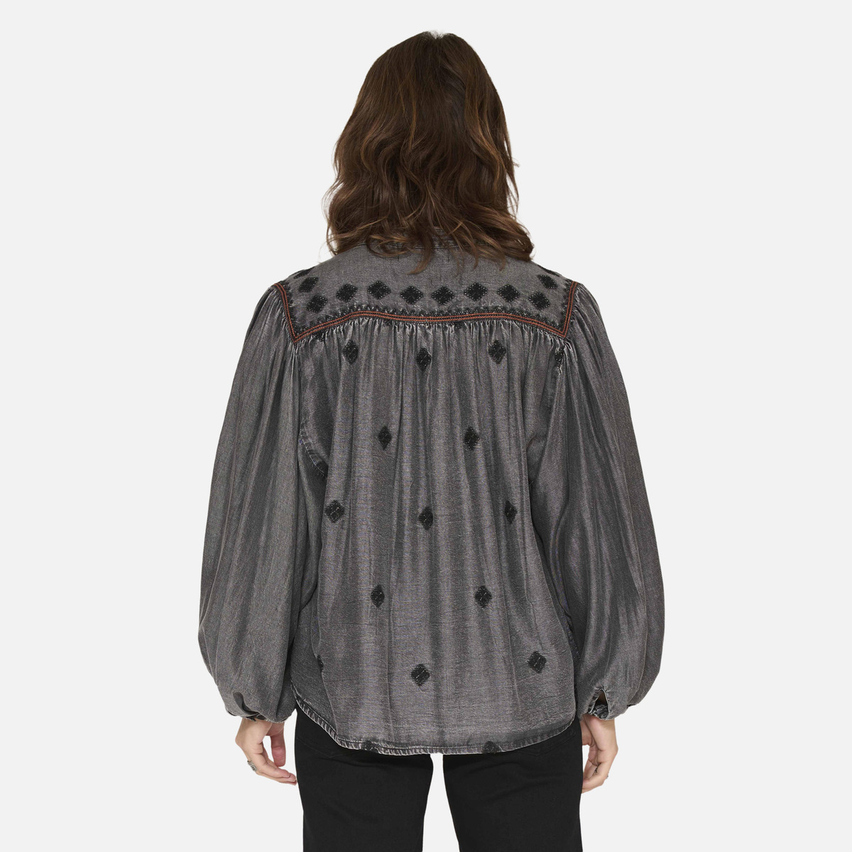 Blouse HUDA grey, MKT STUDIO