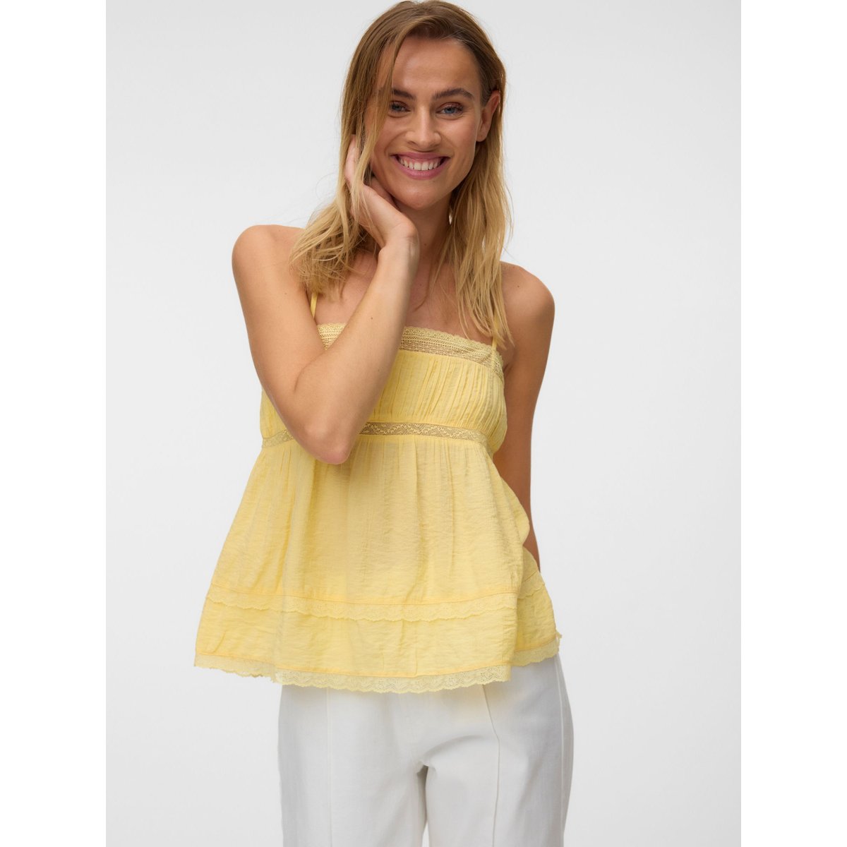 Top pale banana, VERO MODA