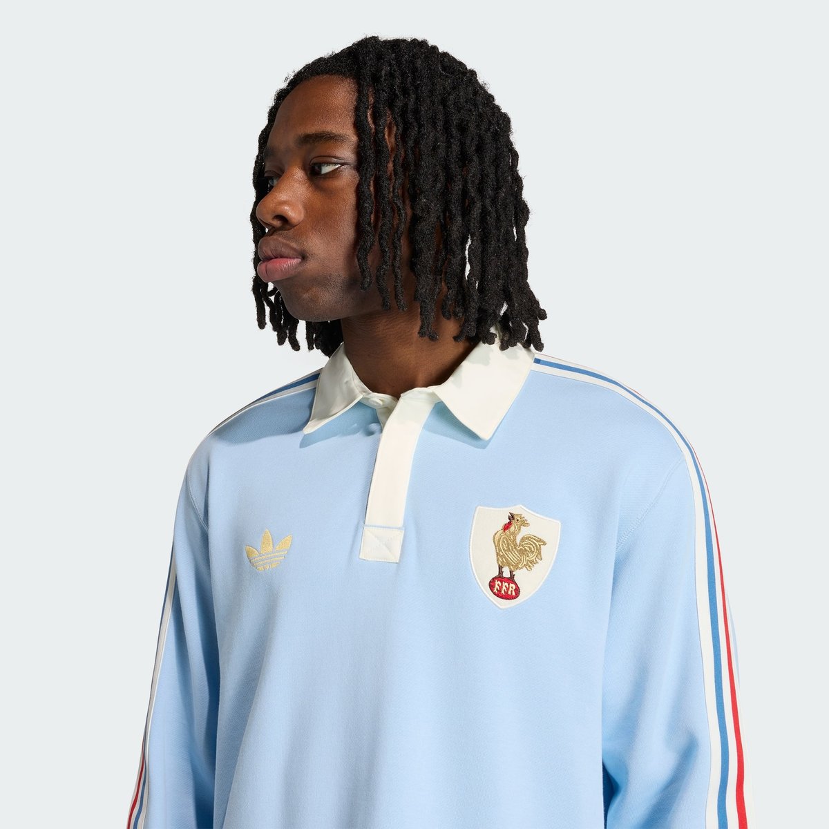 Maillot France Rugby 120 Years Crunch Heritage Maillot France Rugby 120 Years Crunch Heritage clear sky, adidas Performance