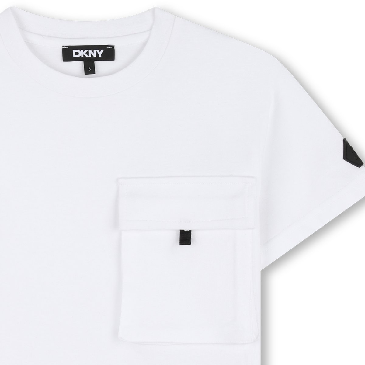 Tee-shirt manches courtes blanc, DKNY