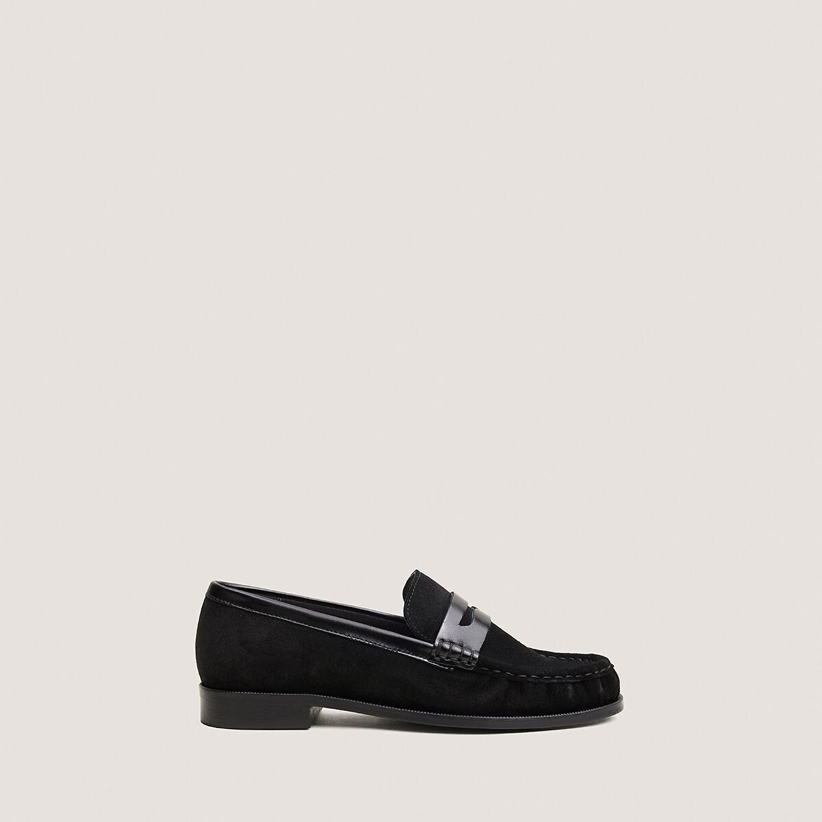 Mocassini in pelle, DELICE nero , JONAK