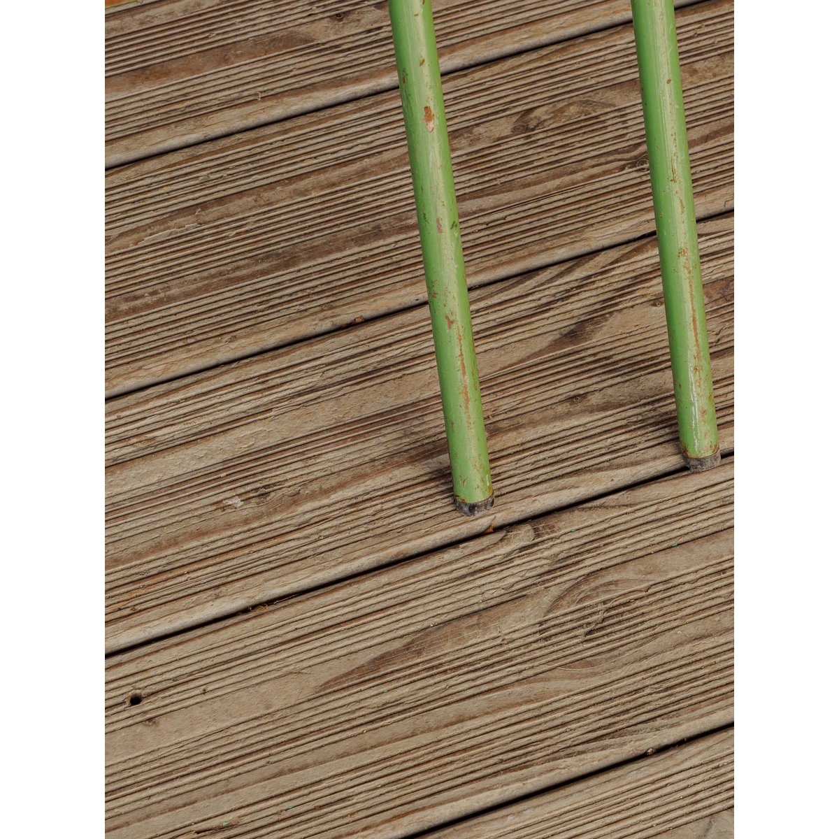 Lot de 3 chaises en métal vert Alma N°2101 - Bon état vert, DEBONGOUT