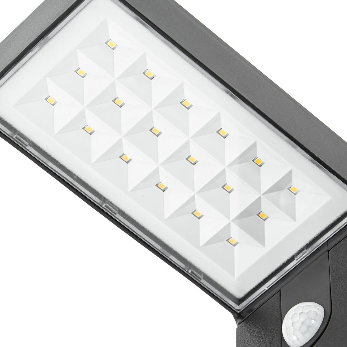 Luminaire extérieur en aluminiumLED, Aurino noir, transparent, PRIOS