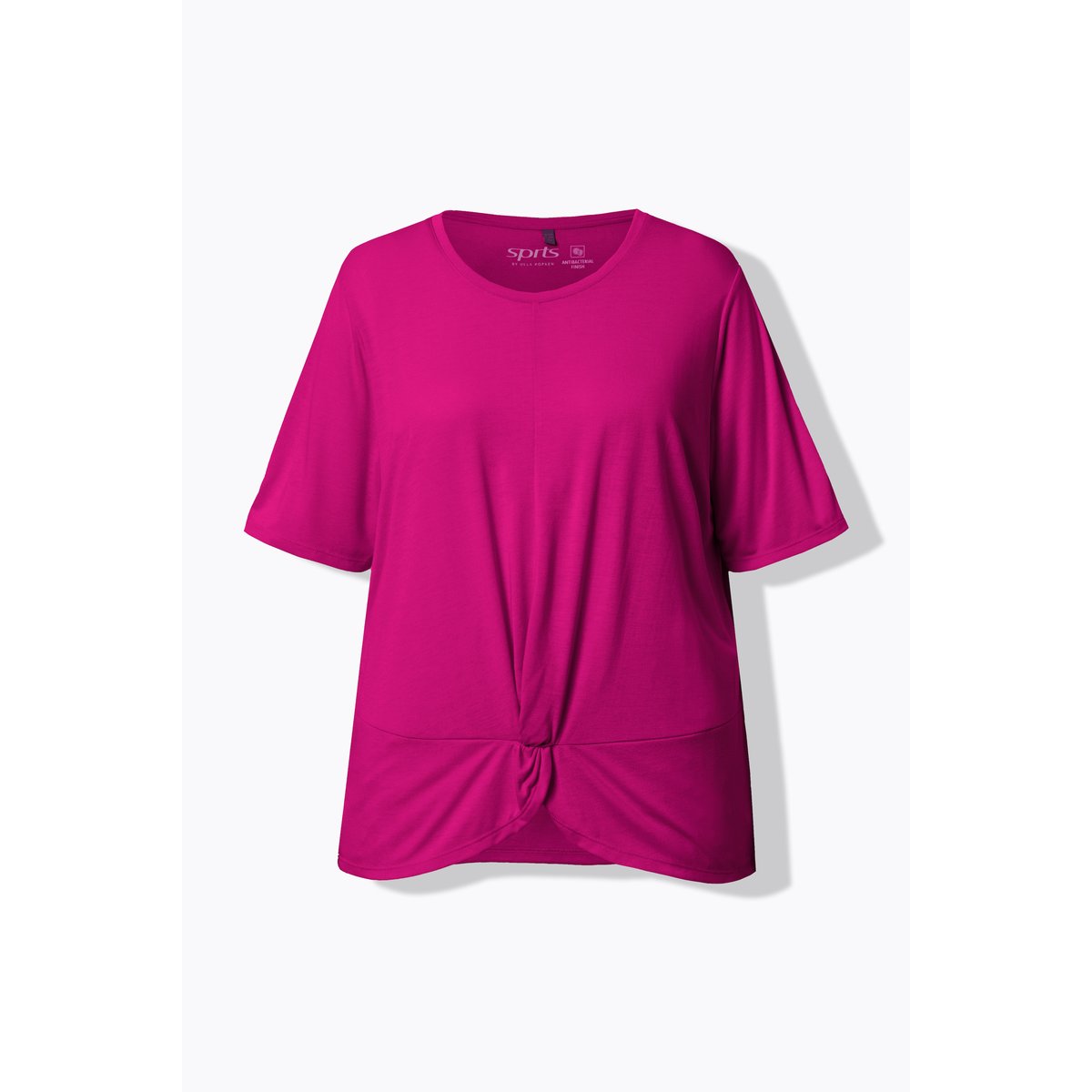 T-shirt technique antibactérien magenta, ULLA POPKEN