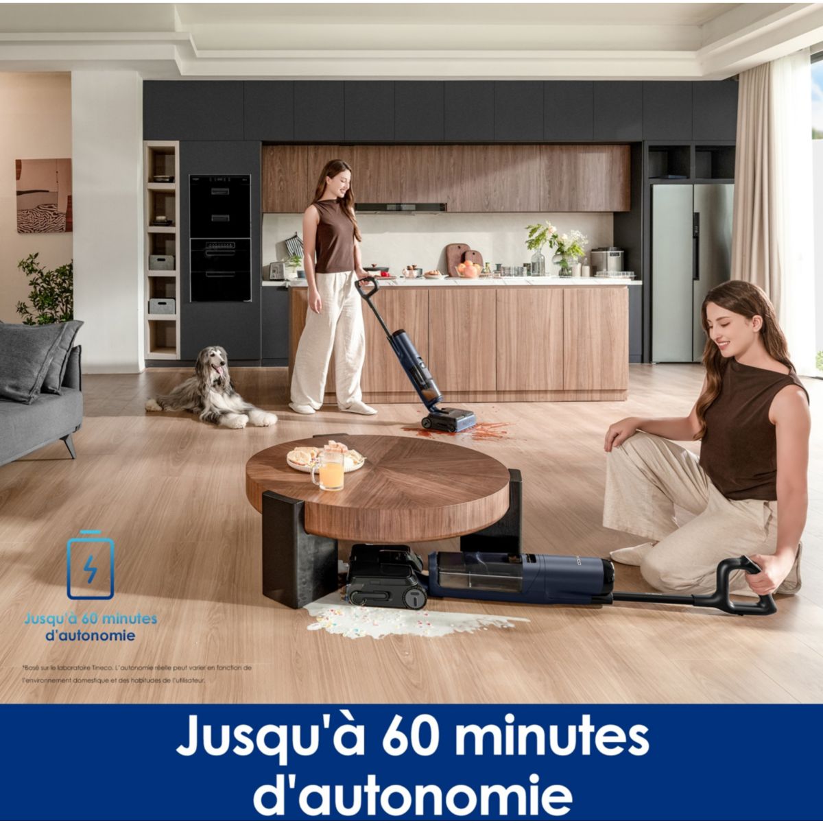 Aspirateur laveur Floor One S7 Max Pro Bleu couleur unique, TINECO