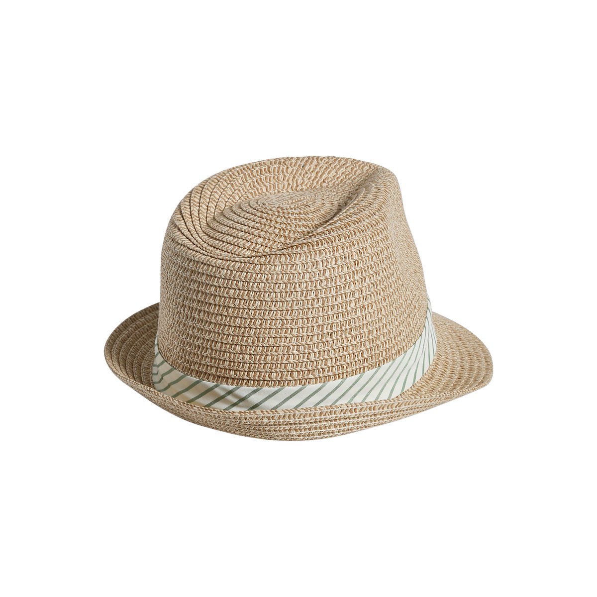 Chapeau esprit panama aspect paille bois, VERTBAUDET