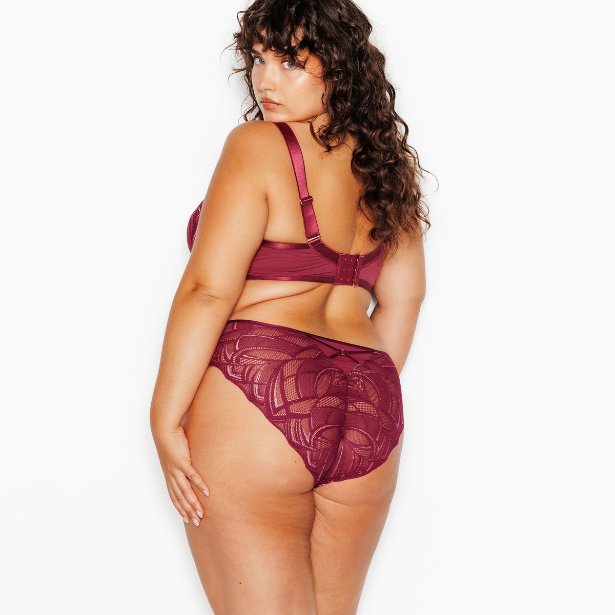 Culotte JAINA bordeaux, ROUGEGORGE LINGERIE