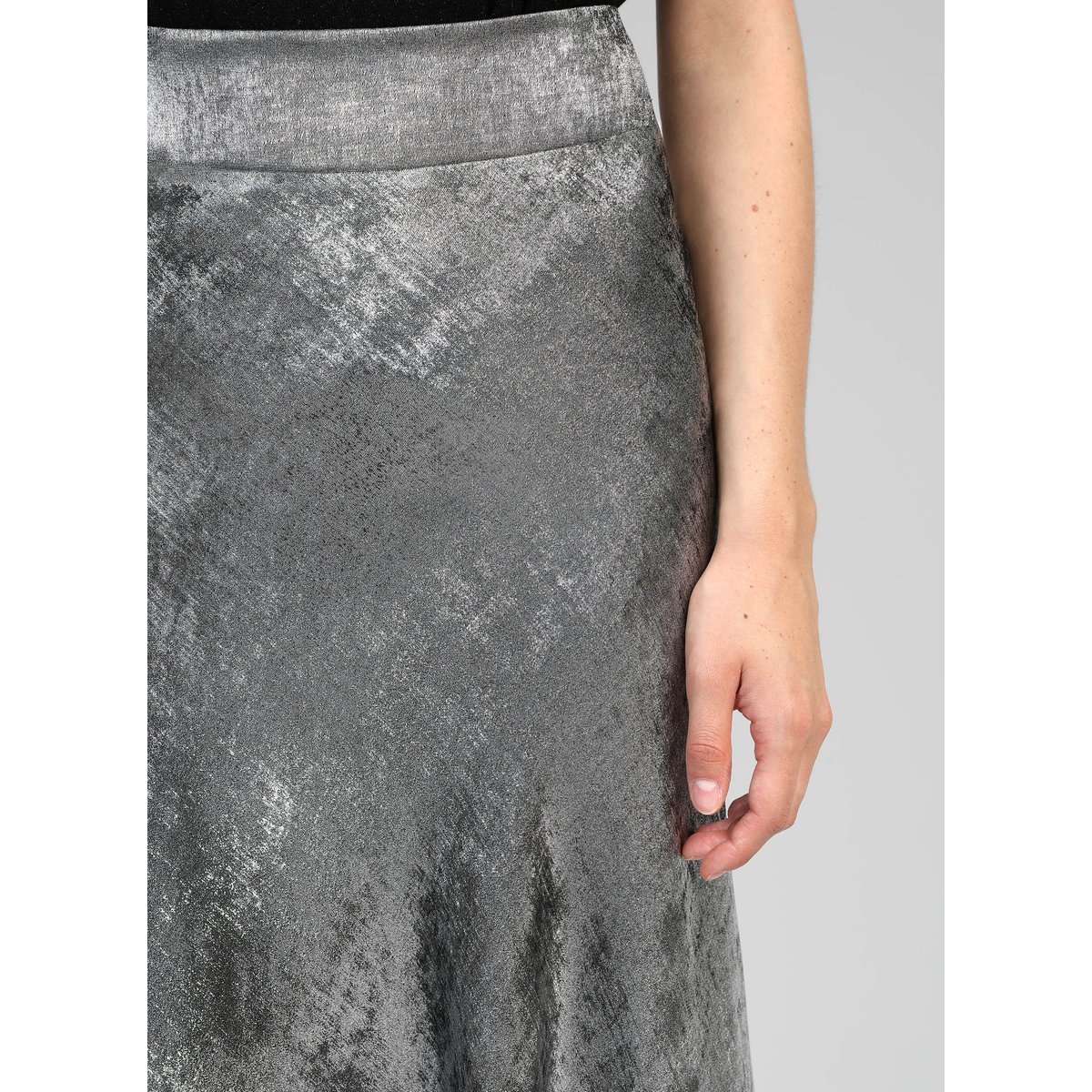 Jupe Midi JANYMA argent, AN'GE