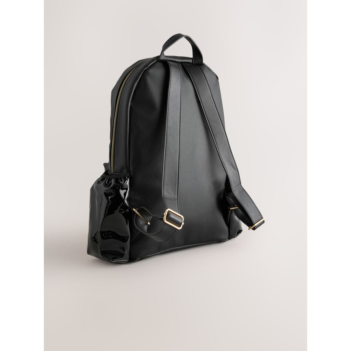 Sac à dos en pu avec nœud détail du nœud noir, NEXT