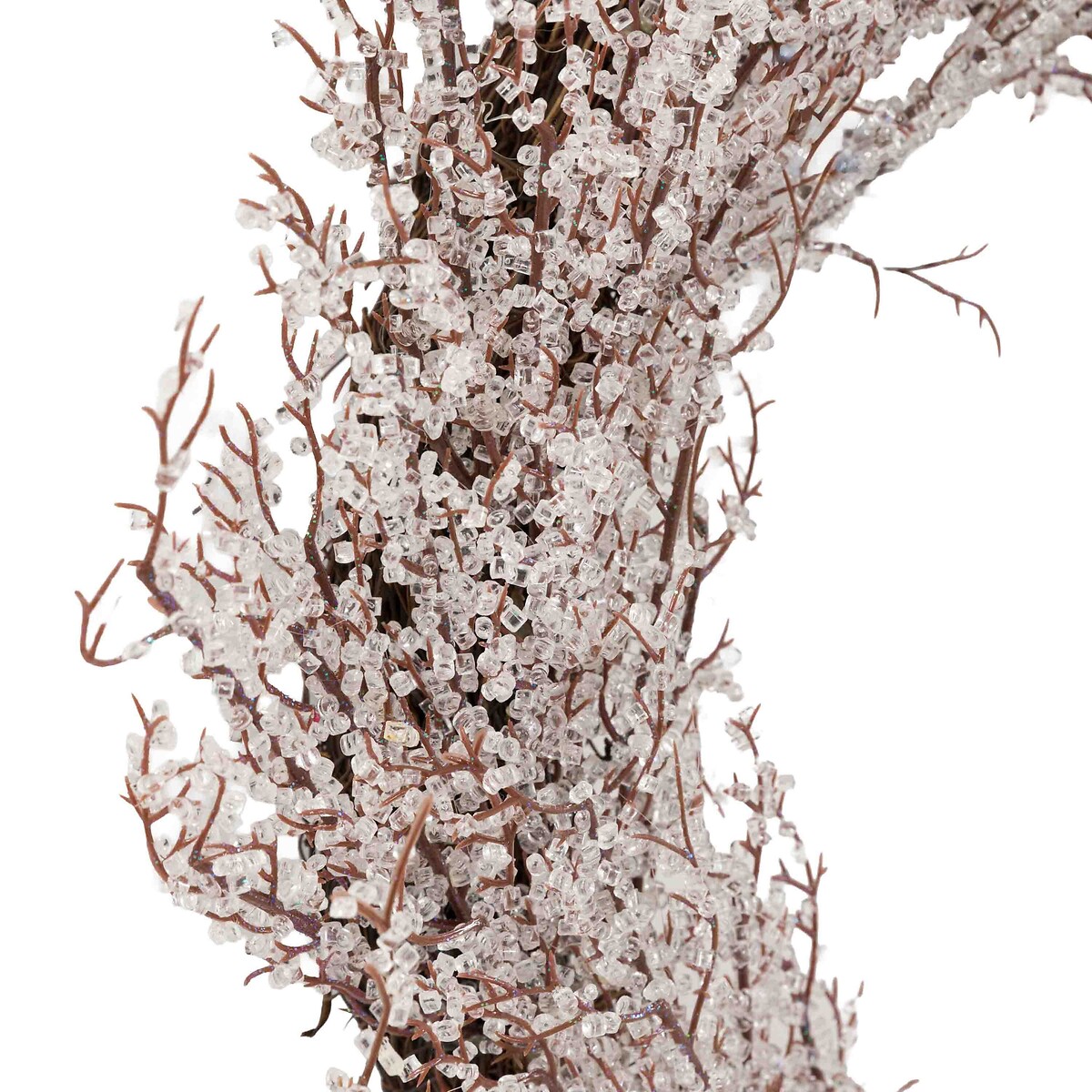 60cm Frosted Twig Wreath brown , ÉDITÉ
