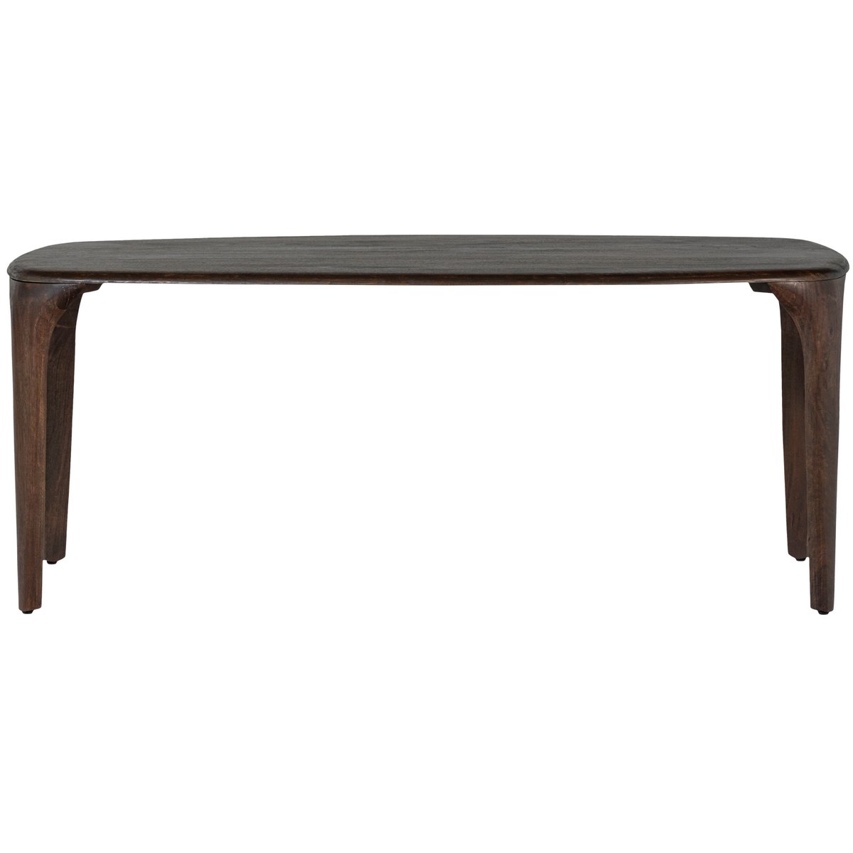 Table à manger en manguier 6 personnes FIORE brun foncé, WOOOD
