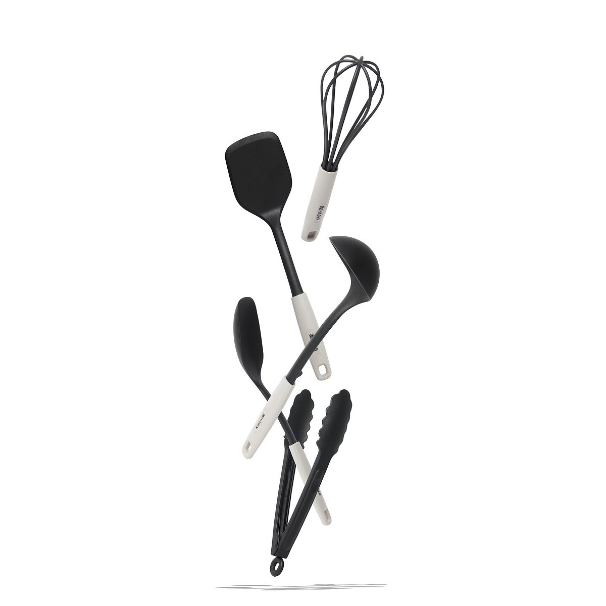 5-Piece Essential Utensils Set cream, HADEN