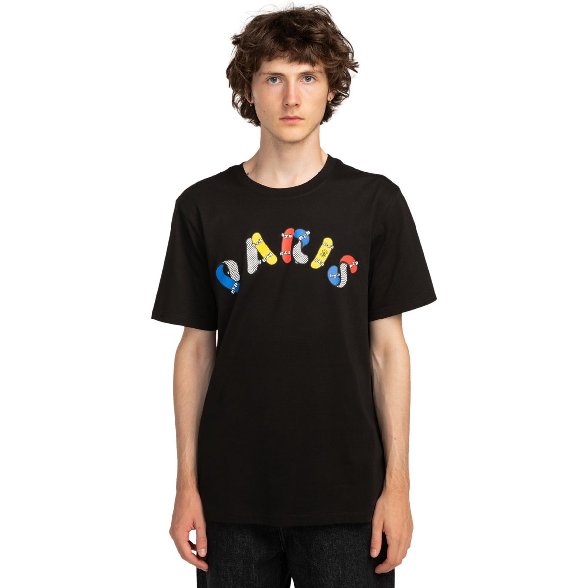 T-shirt à manches courtes TWISTED DECKS noir flint black, ELEMENT