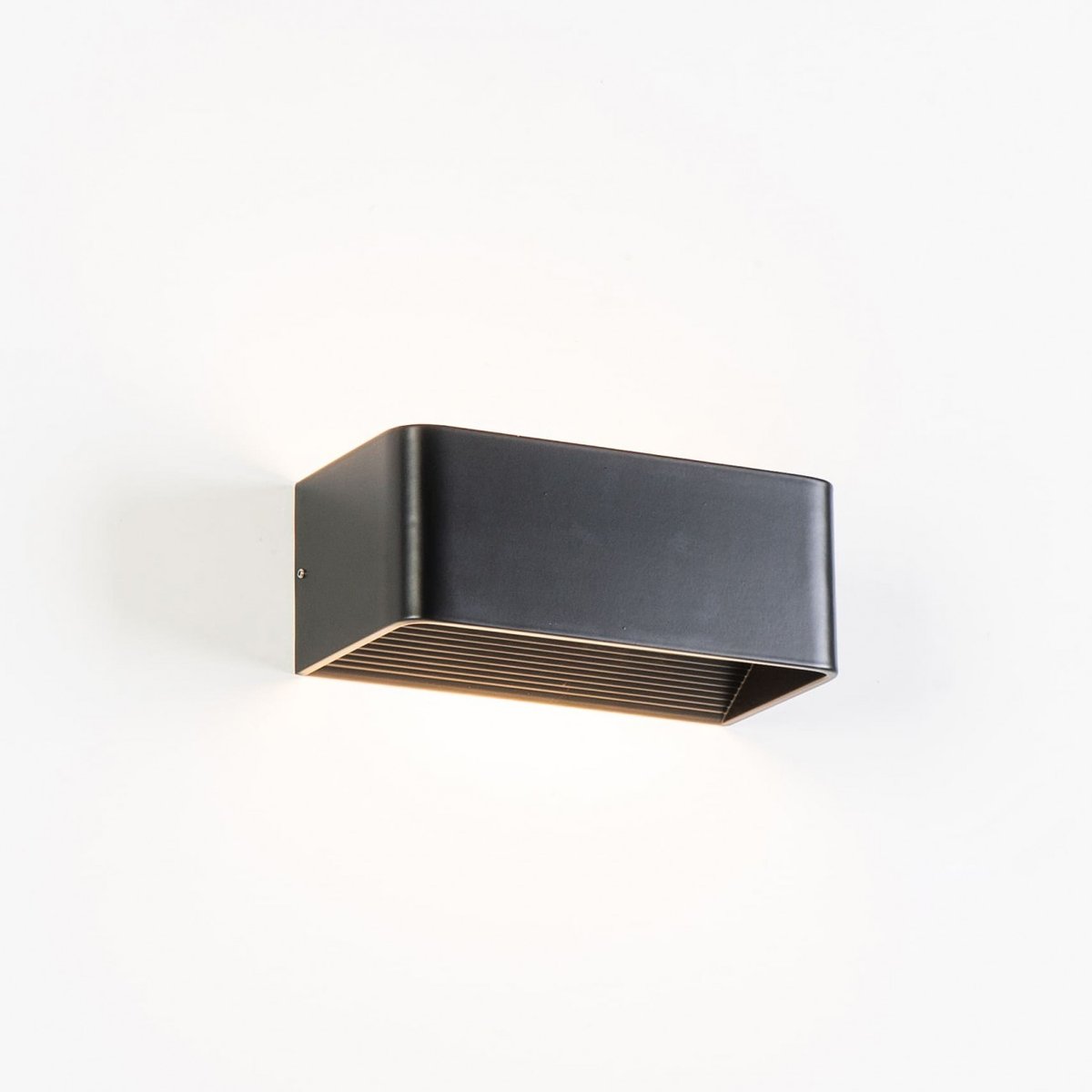 Applique LED double flux chic - QUADRA noir, KOSILUM