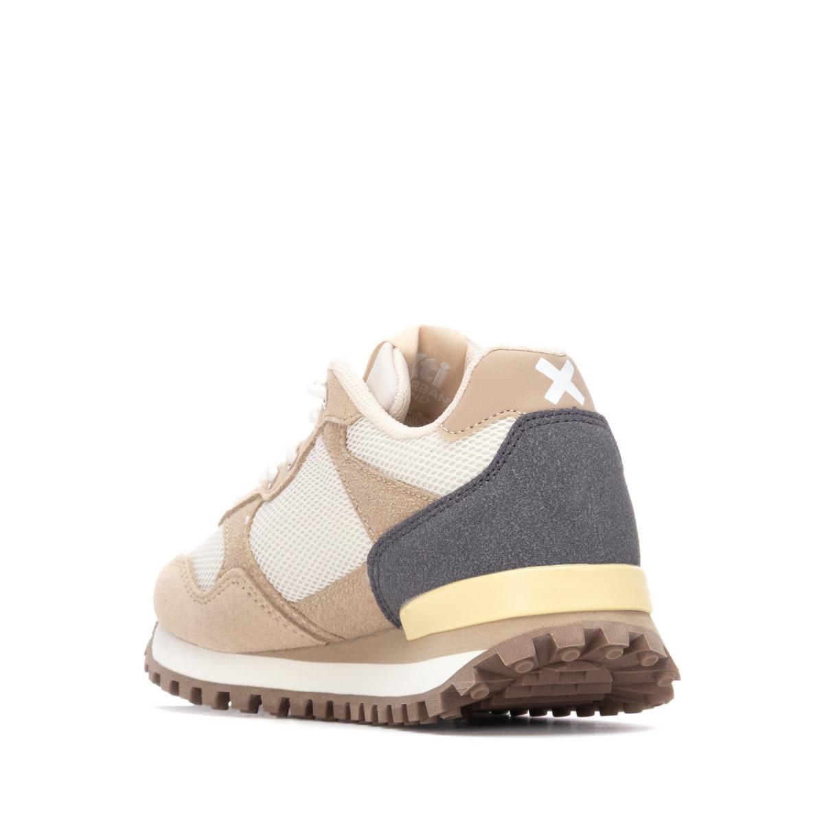 Baskets Plaine Lacets beige, XTI
