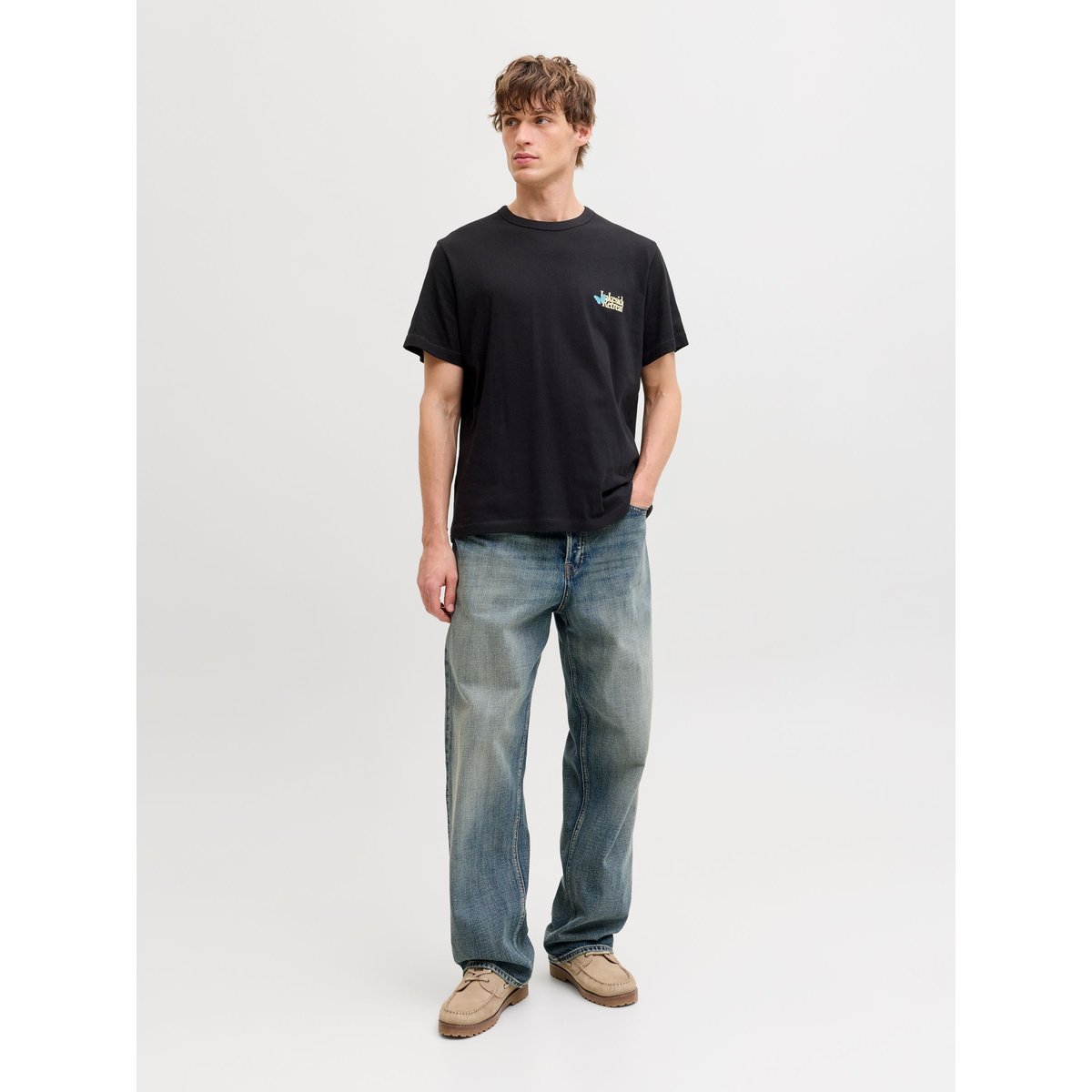 T-Shirt black 1, JACK & JONES