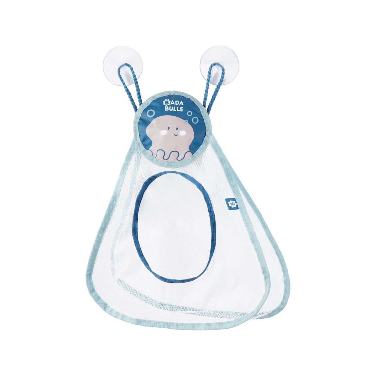 Filet de bain rangement hygiénique grande contenance bleu, BADABULLE