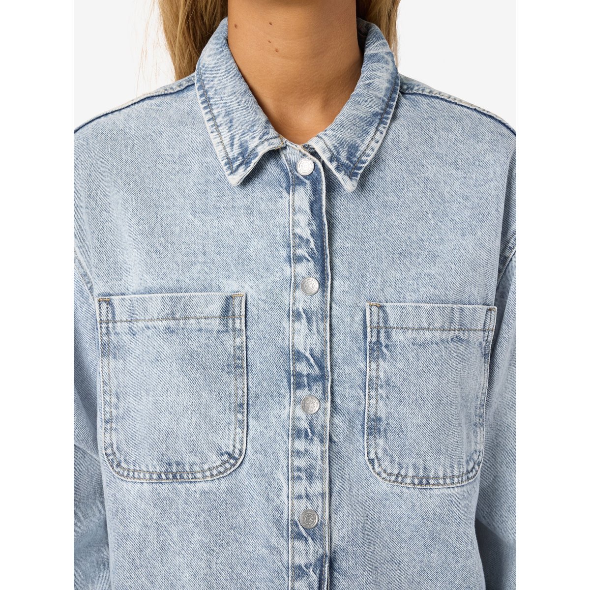 Veste light blue denim, NOISY MAY
