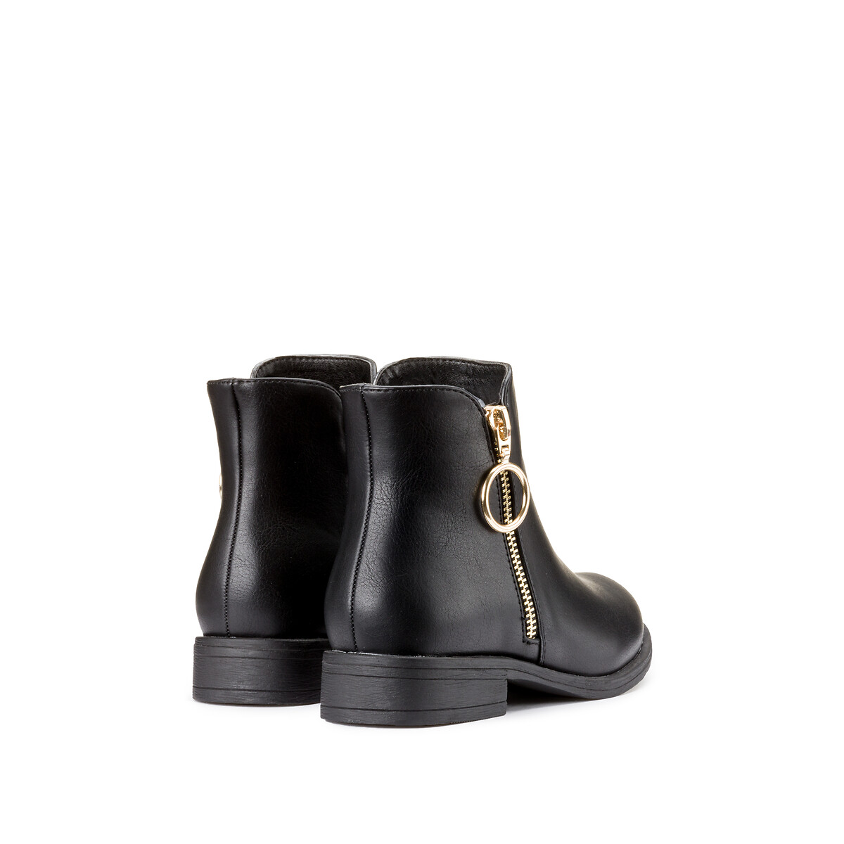 Kids Zipped Ankle Boots black, LA REDOUTE COLLECTIONS
