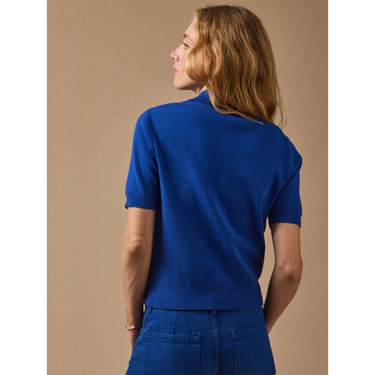 Gilet col polo coton biologique outremer, CYRILLUS